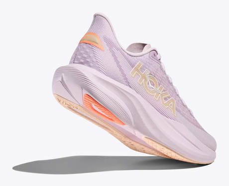 Buy HOKA Women Mach 7 Wide - Lilac Cream / Tangerine Glow for running in Singapore - Running Lab SG