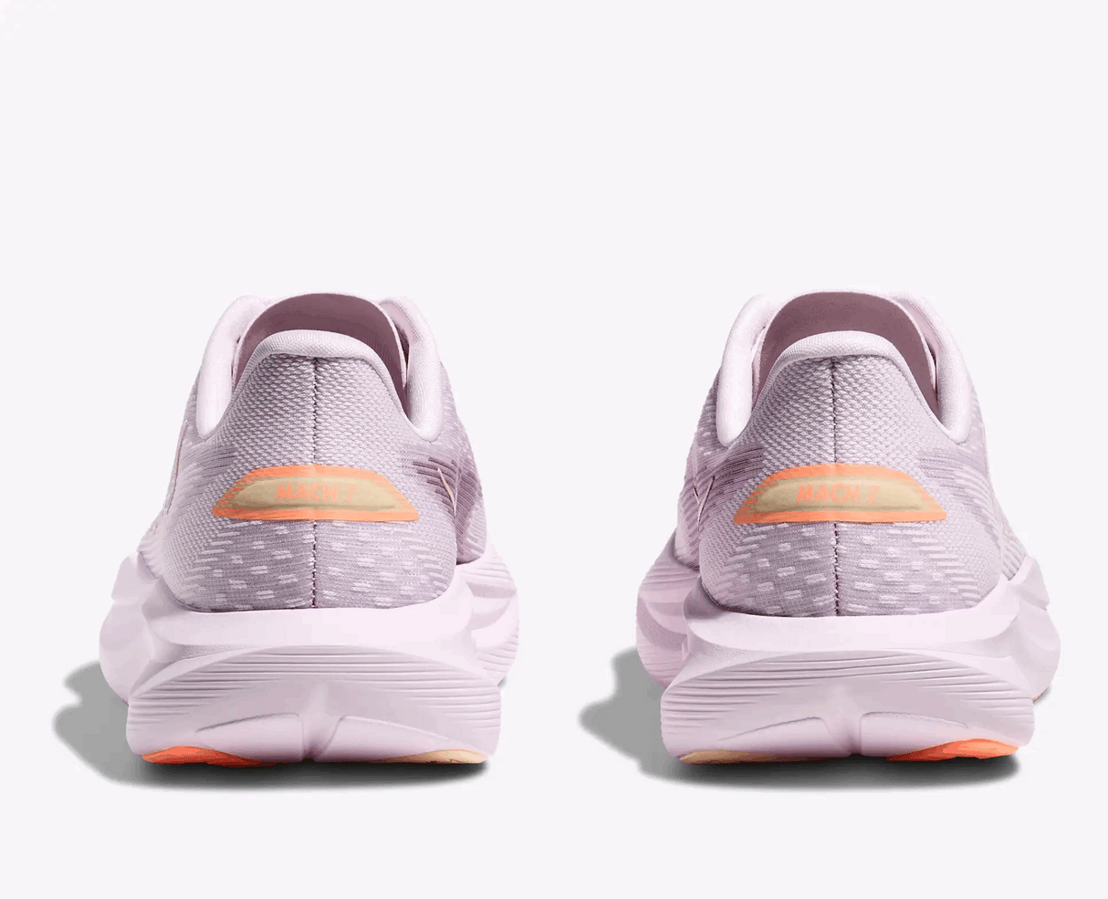 Buy HOKA Women Mach 7 Wide - Lilac Cream / Tangerine Glow for running in Singapore - Running Lab SG