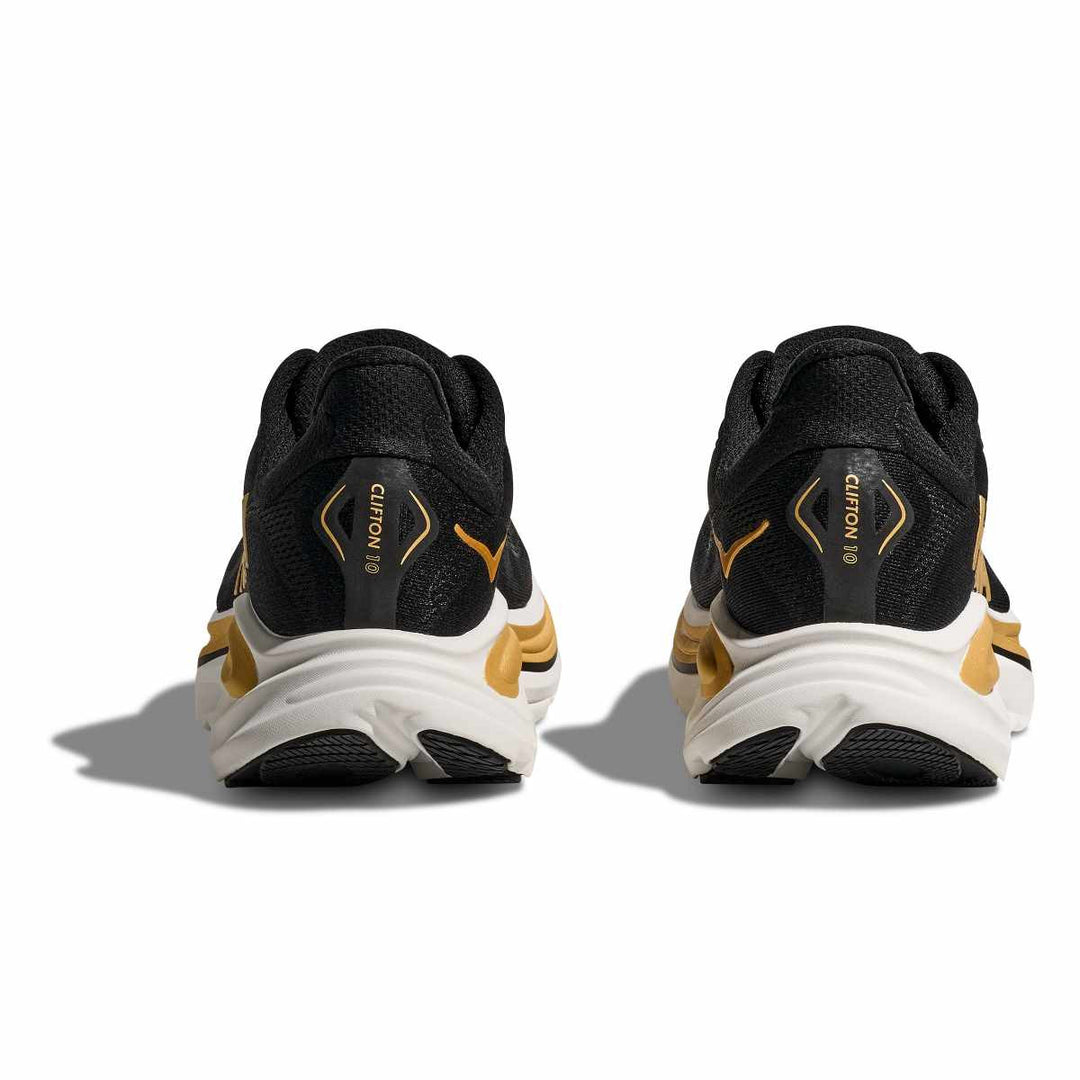 Buy HOKA Men Bondi 9 Wide - Carbon Black / Yellow Gold for running in Singapore - Running Lab SG