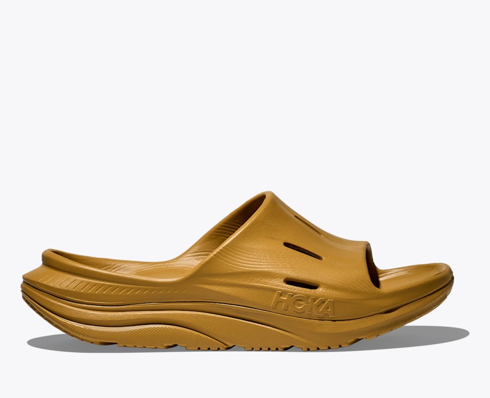 Buy HOKA Unisex Ora Recovery Slide 3 - Mustard Seed / Mustard Seed for running in Singapore - Running Lab SG