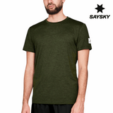 Buy SAYSKY Men Clean Pace T-Shirt - Green for running in Singapore - Running Lab SG