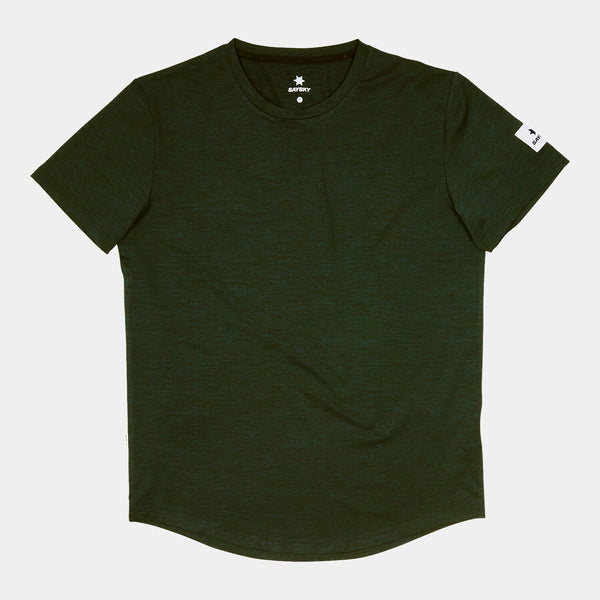 Buy SAYSKY Men Clean Pace T-Shirt - Green for running in Singapore - Running Lab SG