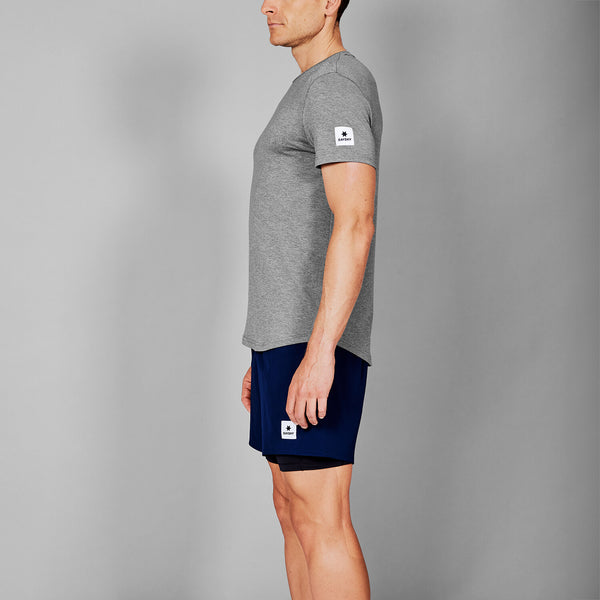 Buy SAYSKY Men Clean Pace T-Shirt - Grey for running in Singapore - Running Lab SG