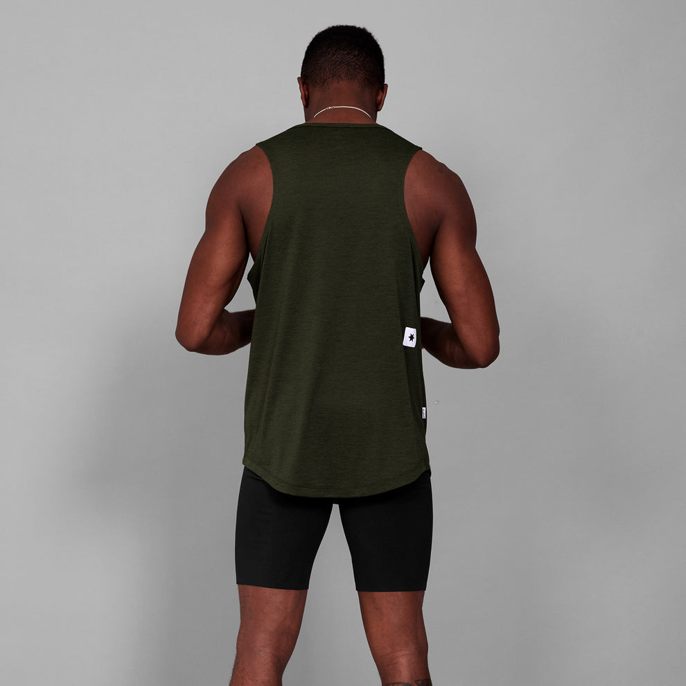 Buy SAYSKY Men Clean Combat Pro Singlet - Green for running in Singapore - Running Lab SG