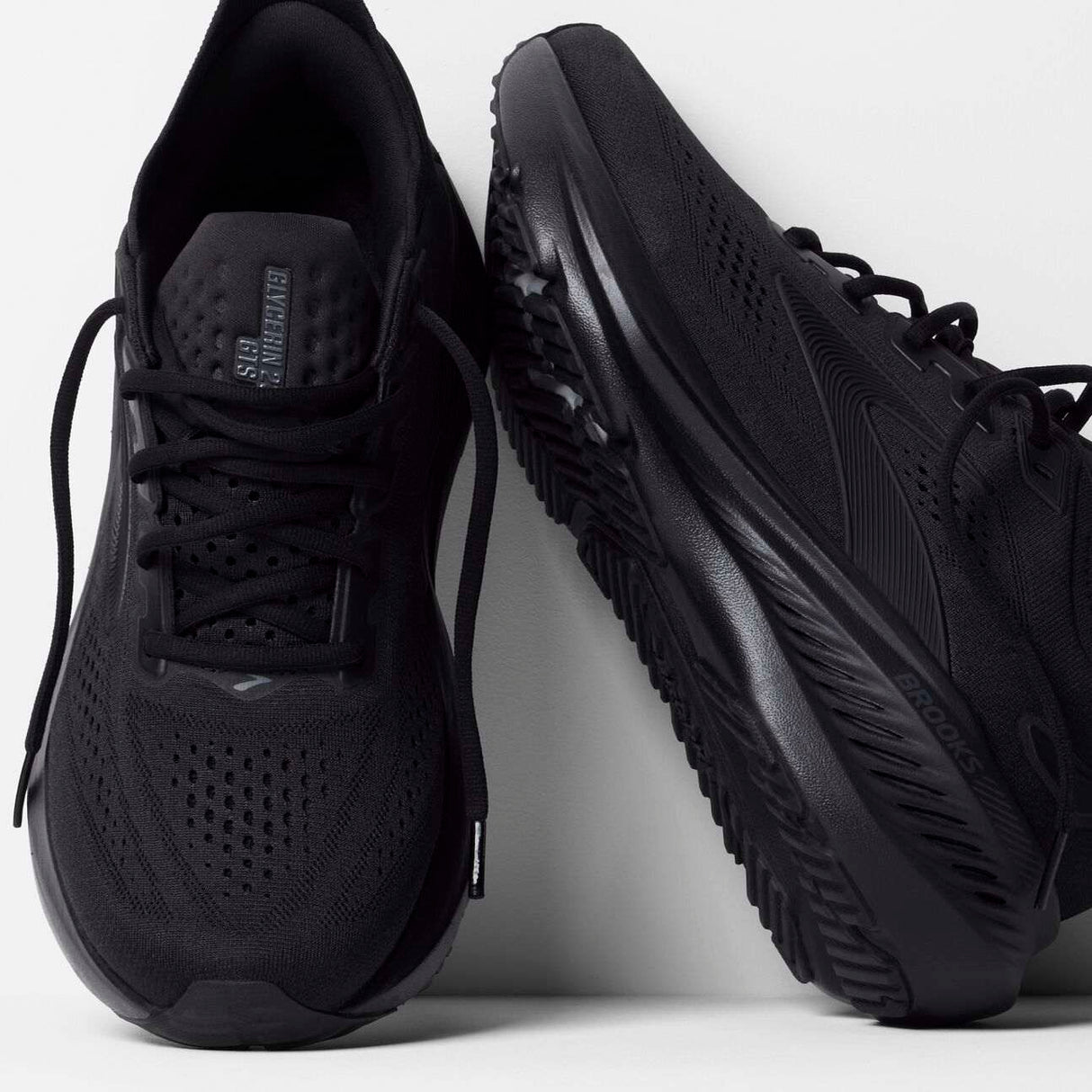 Buy Brooks Men Glycerin GTS 23 Wide - Black / Black / Ebony for running in Singapore - Running Lab SG