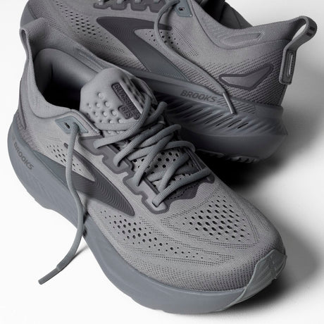 Buy Brooks Men Glycerin GTS 23 Wide - Grey / Blackened Pearl / Black for running in Singapore - Running Lab SG