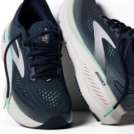 Buy Brooks Women Glycerin GTS 23 Wide - Spellbound / Yucca / Pink for running in Singapore - Running Lab SG