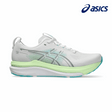 Buy ASICS Men Gel-Kayano 33 Wide - White / Energy Aqua for running in Singapore - Running Lab SG