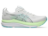 Buy ASICS Men Gel-Kayano 33 Wide - White / Energy Aqua for running in Singapore - Running Lab SG