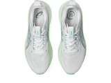 Buy ASICS Men Gel-Kayano 33 Wide - White / Energy Aqua for running in Singapore - Running Lab SG