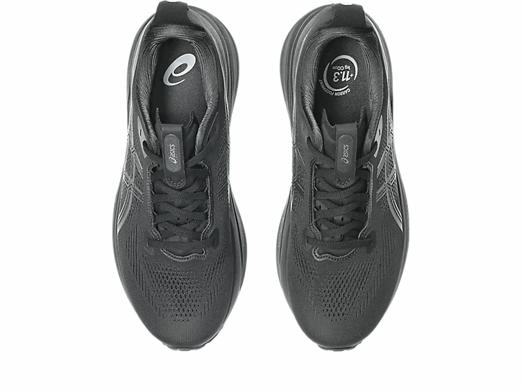 Buy ASICS Men Gel-Kayano 33 Wide - Black / Black for running in Singapore - Running Lab SG