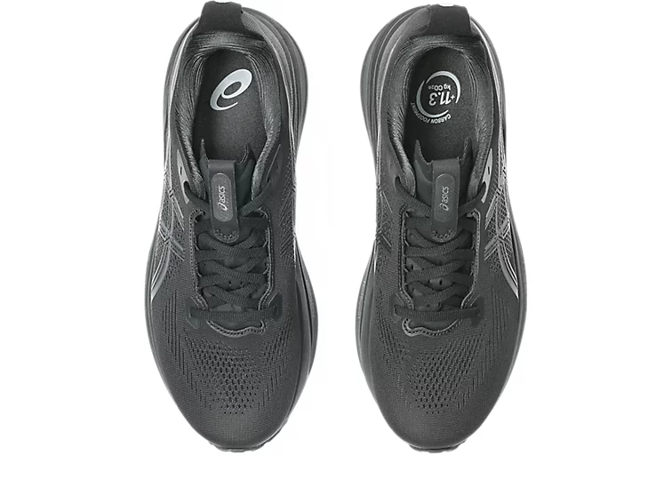 Buy ASICS Men Gel-Kayano 33 Wide - Black / Black for running in Singapore - Running Lab SG