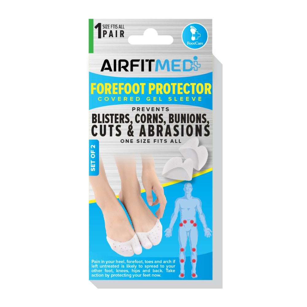 Buy AirFit Medi Forefoot Protector Covered Gel Sleeve - 2 Piece for running in Singapore - Running Lab SG