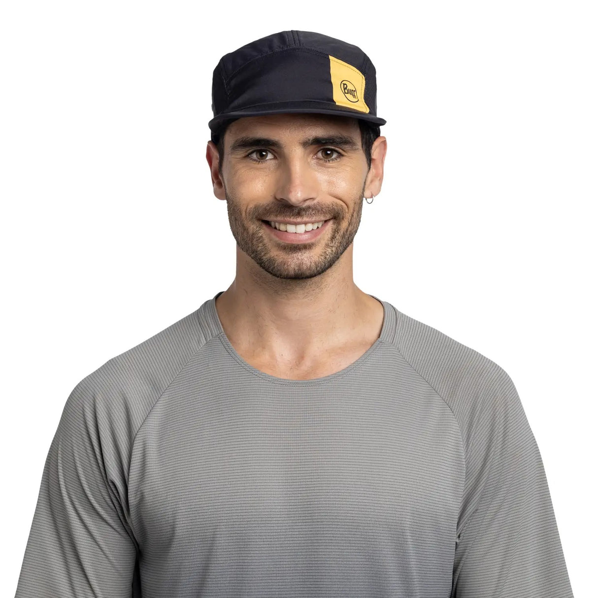 Buy BUFF® 5 Panel Go Cap - Logo Black for running in Singapore - Running Lab SG
