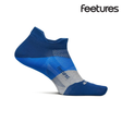 Buy Feetures Active Elite Ultra Light Cushion No Show Tab - Navy Mist for running in Singapore - Running Lab SG