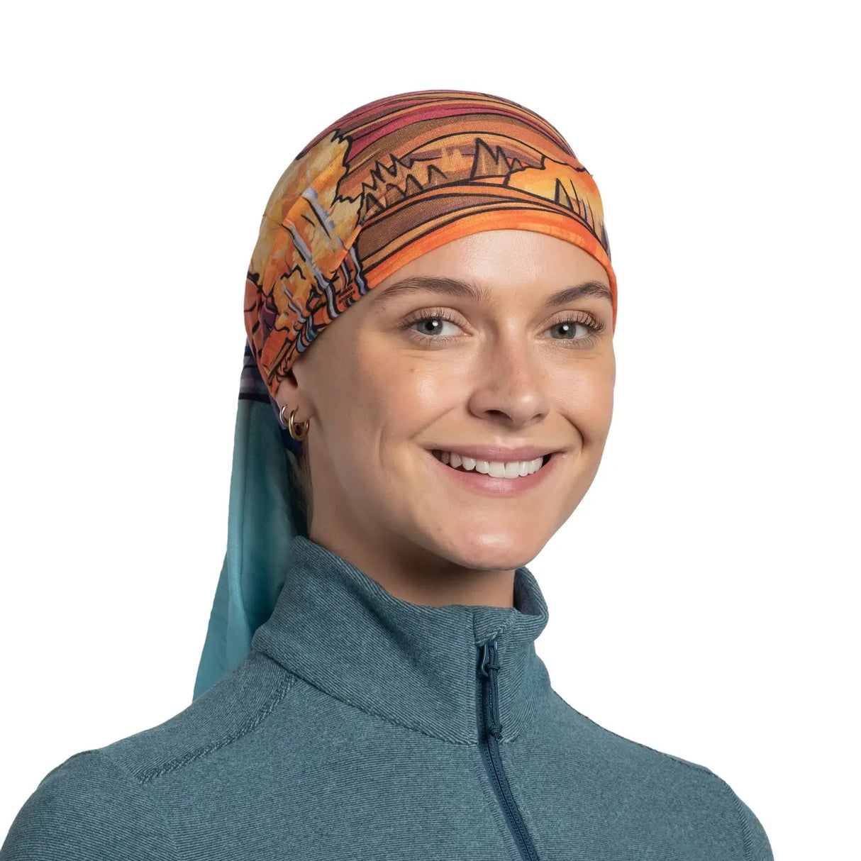 Buy BUFF® Coolnet UV® Neckwear - Rocky Mountain National Park by Gretchen Leggitt for running in Singapore - Running Lab SG