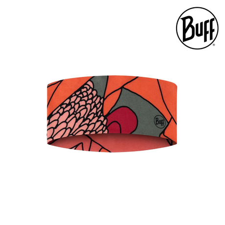 Buy BUFF® CoolNet UV® Wide Headband - Aramay Poppy for running in Singapore - Running Lab SG