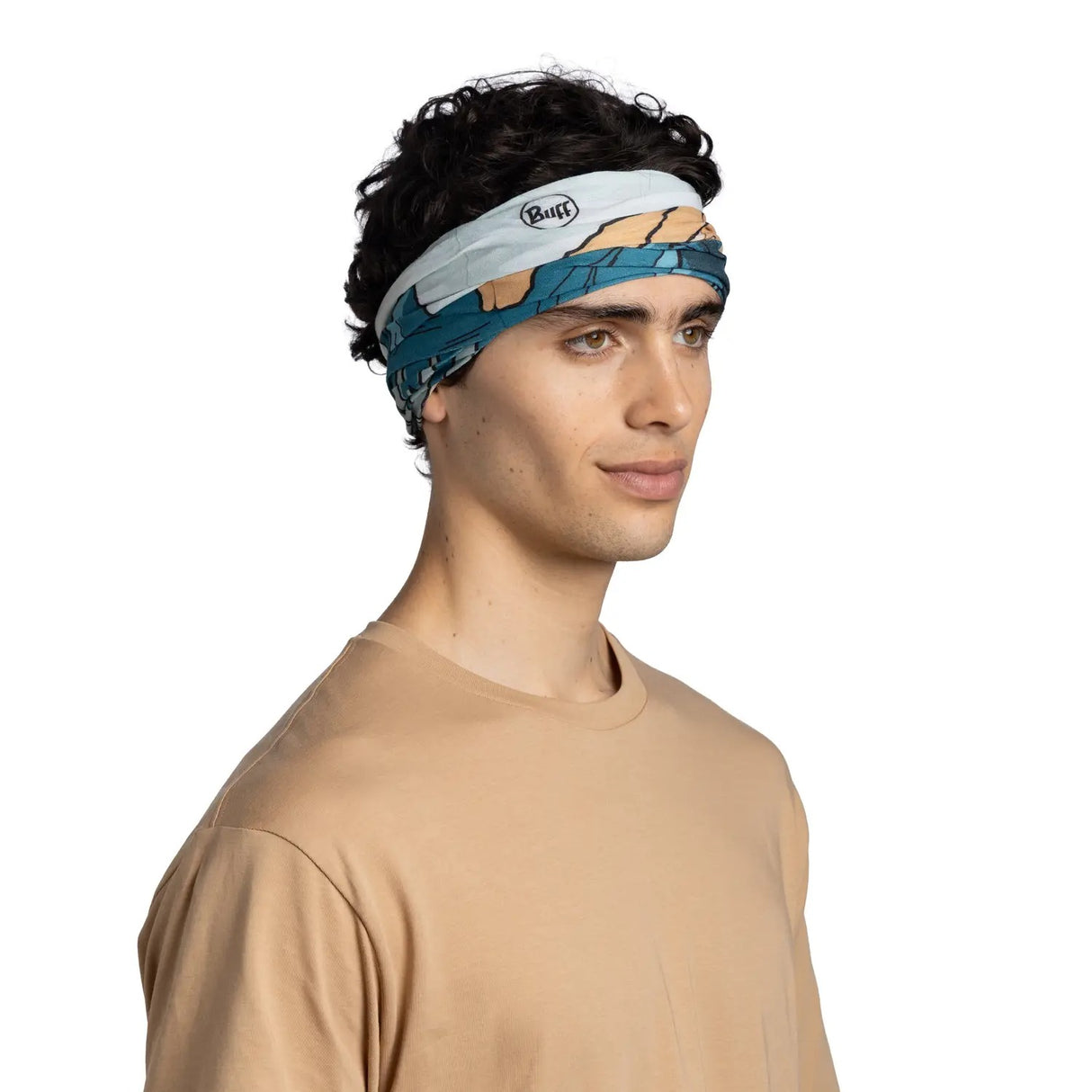 Buy BUFF® Coolnet UV® Neckwear - Nive Teal for running in Singapore - Running Lab SG