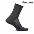 Buy Feetures Trail Max Cushion Mini Crew - Gray for running in Singapore - Running Lab SG