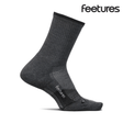 Buy Feetures Trail Max Cushion Mini Crew - Gray for running in Singapore - Running Lab SG