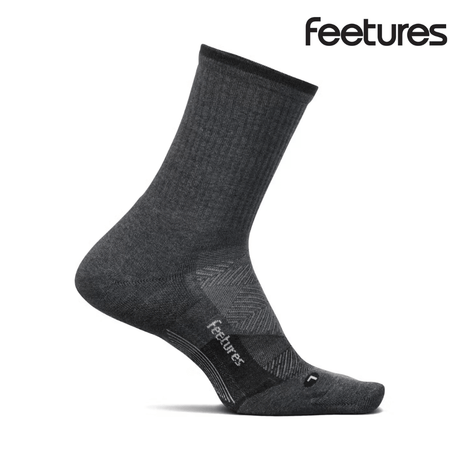 Buy Feetures Trail Max Cushion Mini Crew - Gray for running in Singapore - Running Lab SG