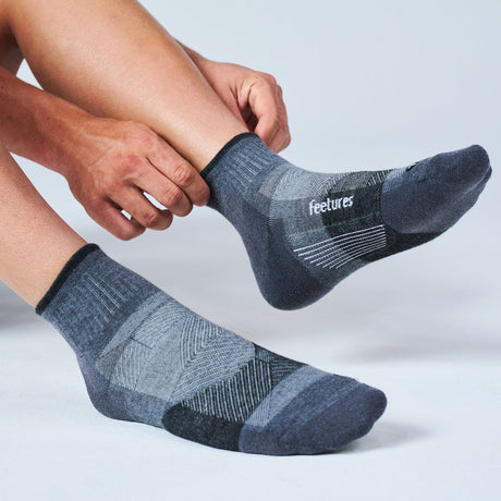 Feetures Trail Max Cushion Quarter - Gray