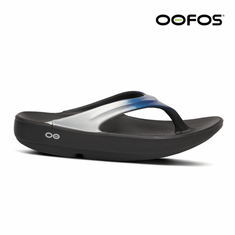 Buy OOFOS Women OOlala Luxe - Shimmer Blue for running in Singapore - Running Lab SG