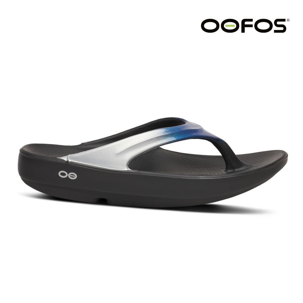 Buy OOFOS Women OOlala Luxe - Shimmer Blue for running in Singapore - Running Lab SG