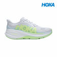 Buy HOKA Women Clifton Pro Wide - Cosmic Grey / Neon Yuzu for running in Singapore - Running Lab SG