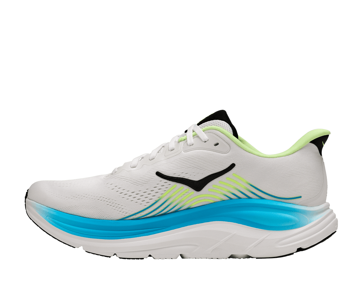 HOKA Men Clifton 11 Wide - Frost / Black
