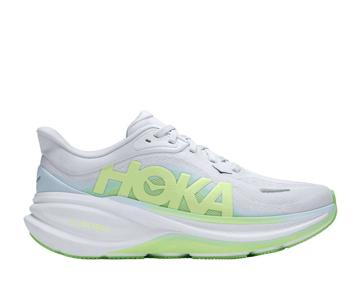 Buy HOKA Women Clifton Pro Wide - Cosmic Grey / Neon Yuzu for running in Singapore - Running Lab SG