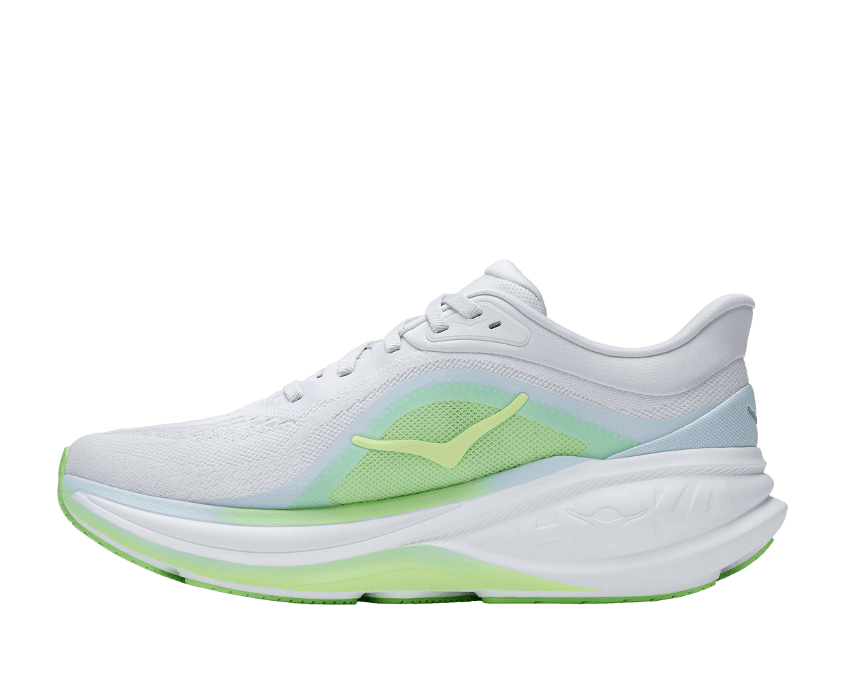 Buy HOKA Women Clifton Pro Wide - Cosmic Grey / Neon Yuzu for running in Singapore - Running Lab SG