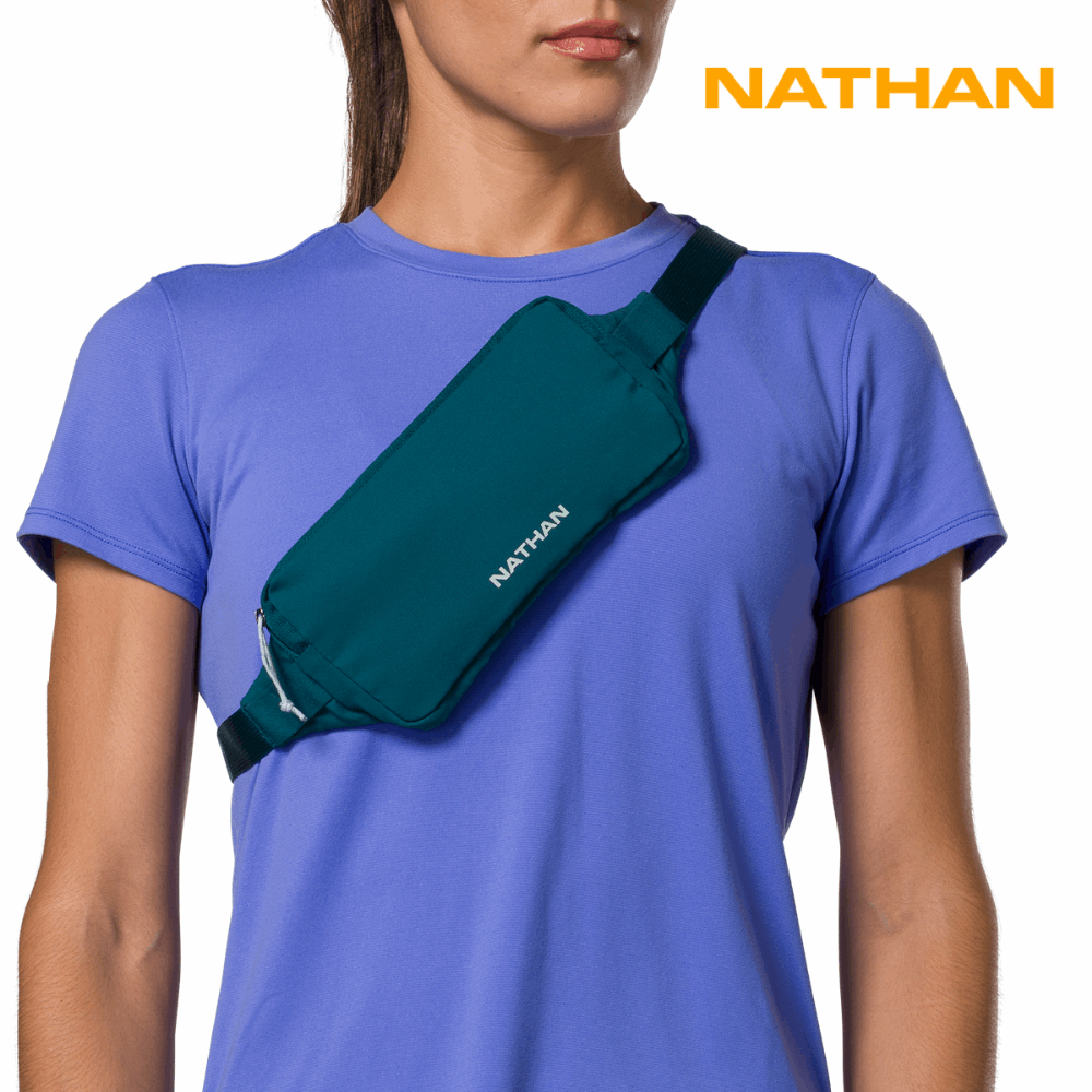 Buy Nathan Sports Marathon Waist Pack 3.0 - Deep Teal / Surf Spray for running in Singapore - Running Lab SG