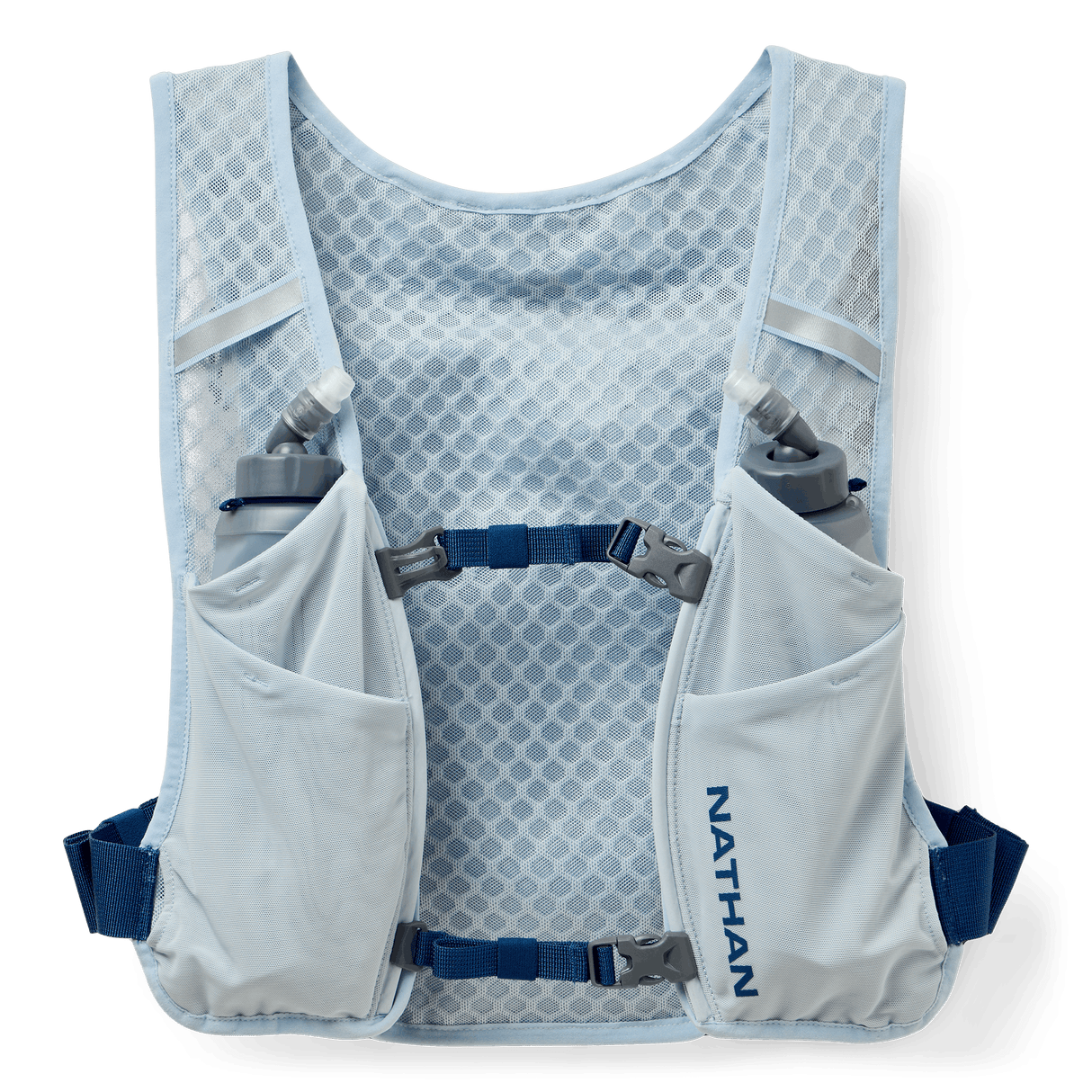 Buy Nathan Sports QuickStart 3.0 4 Liter Hydration Pack - Light Blue / Deep Blue for running in Singapore - Running Lab SG