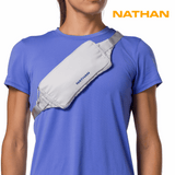 Buy Nathan Sports Marathon Waist Pack 3.0 - Vapor Grey / Sailor Blue for running in Singapore - Running Lab SG