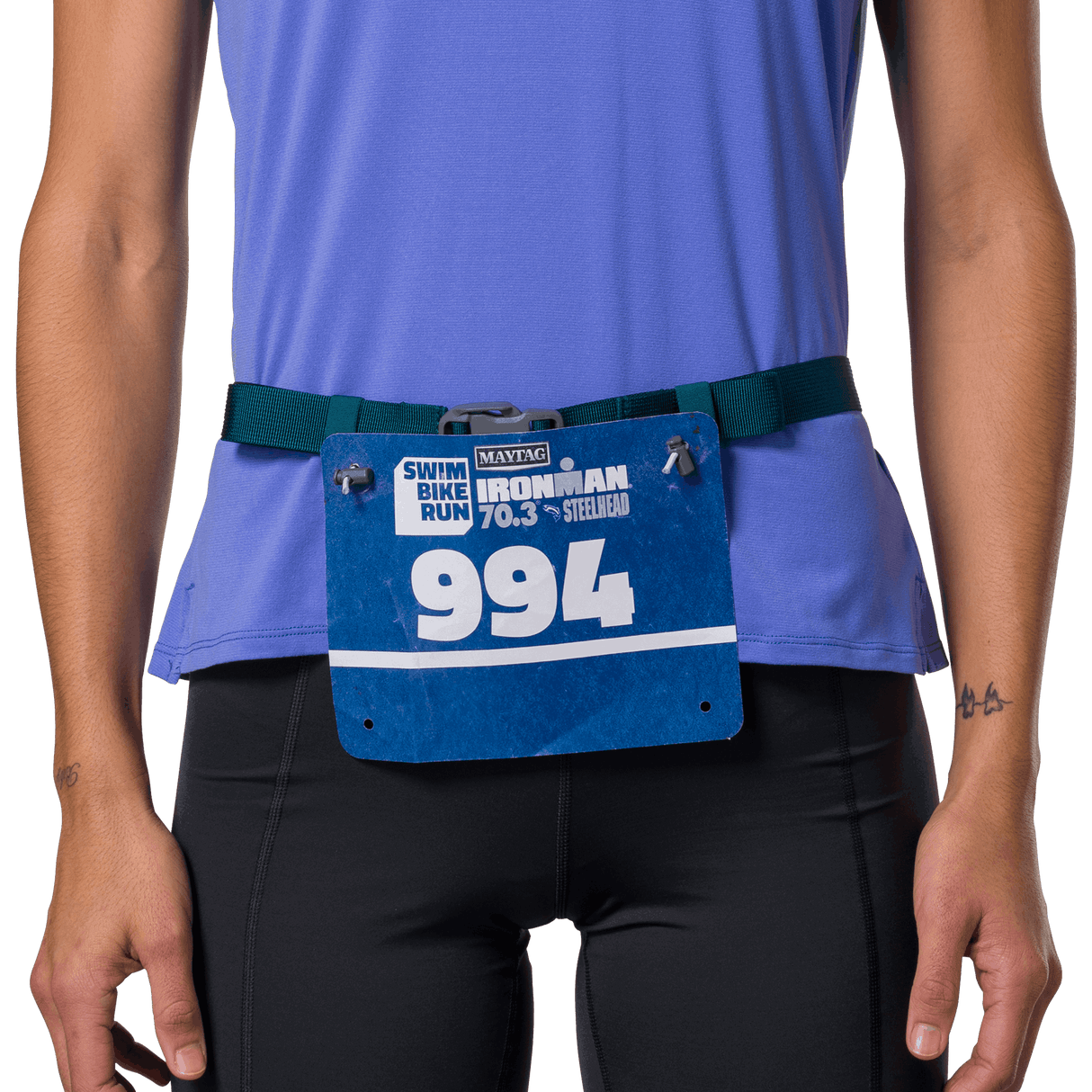 Buy Nathan Sports Marathon Waist Pack 3.0 - Deep Teal / Surf Spray for running in Singapore - Running Lab SG
