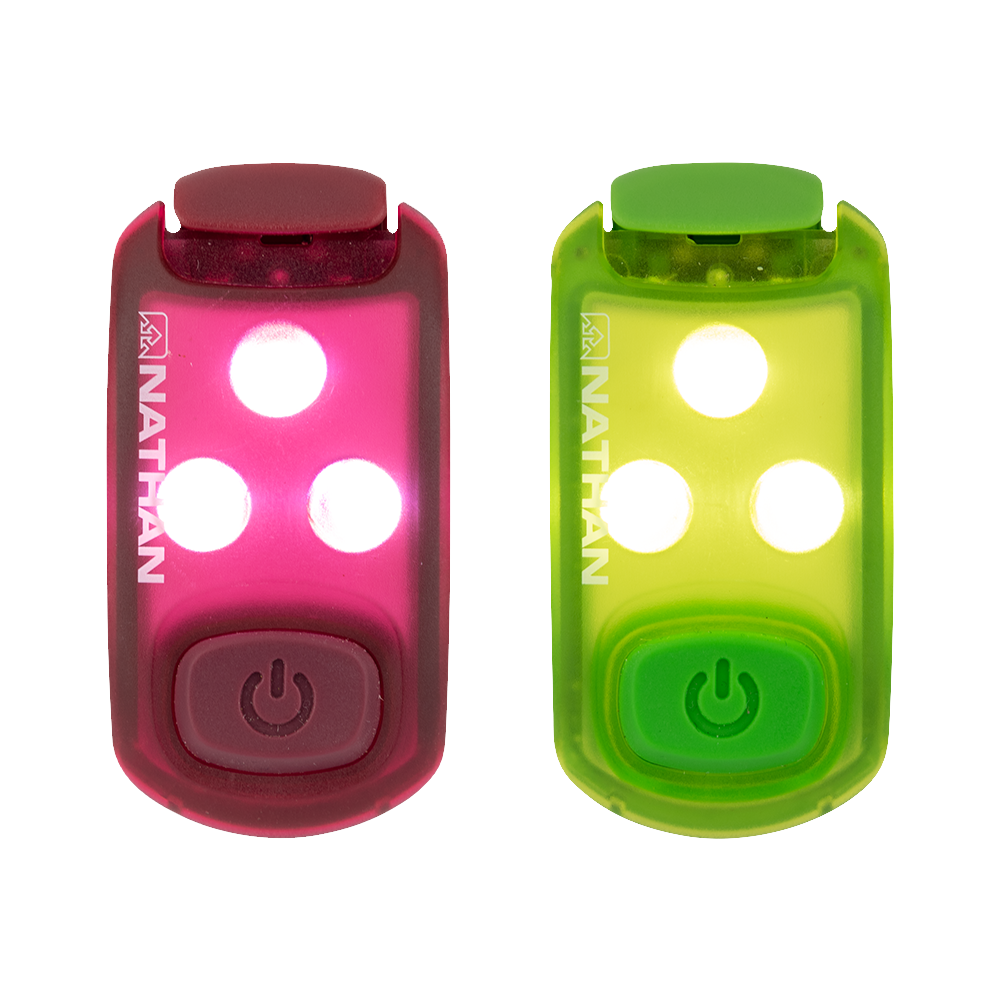 Buy Nathan Sports StrobeLight Safety LED Light Clip - 2 Pack for running in Singapore - Running Lab SG