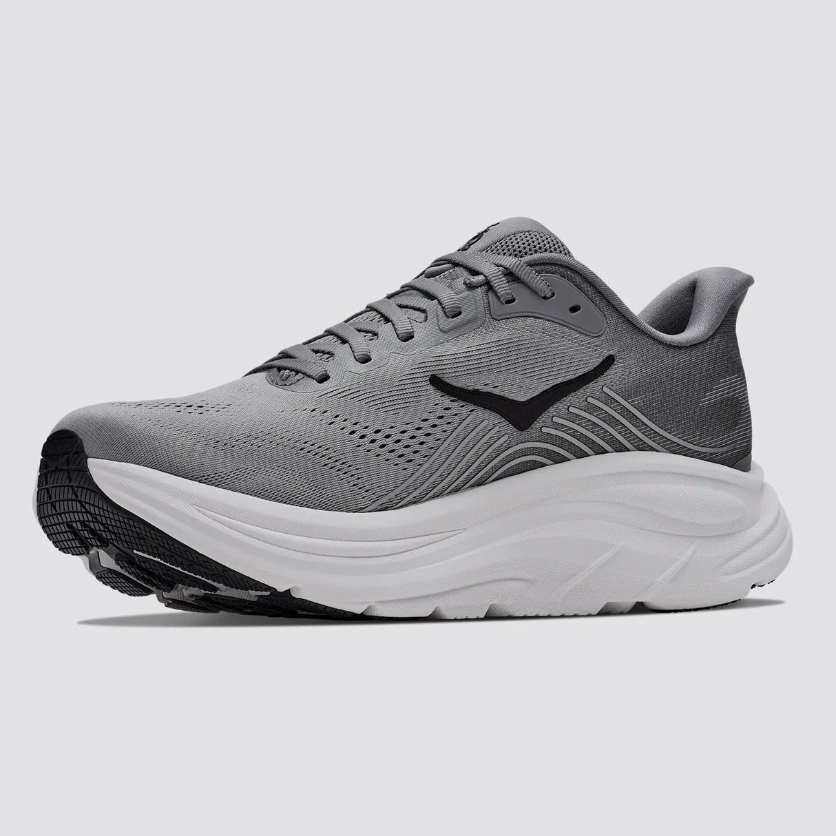 Buy HOKA Men Clifton 11 Wide - Galactic Grey / Stellar Grey for running in Singapore - Running Lab SG