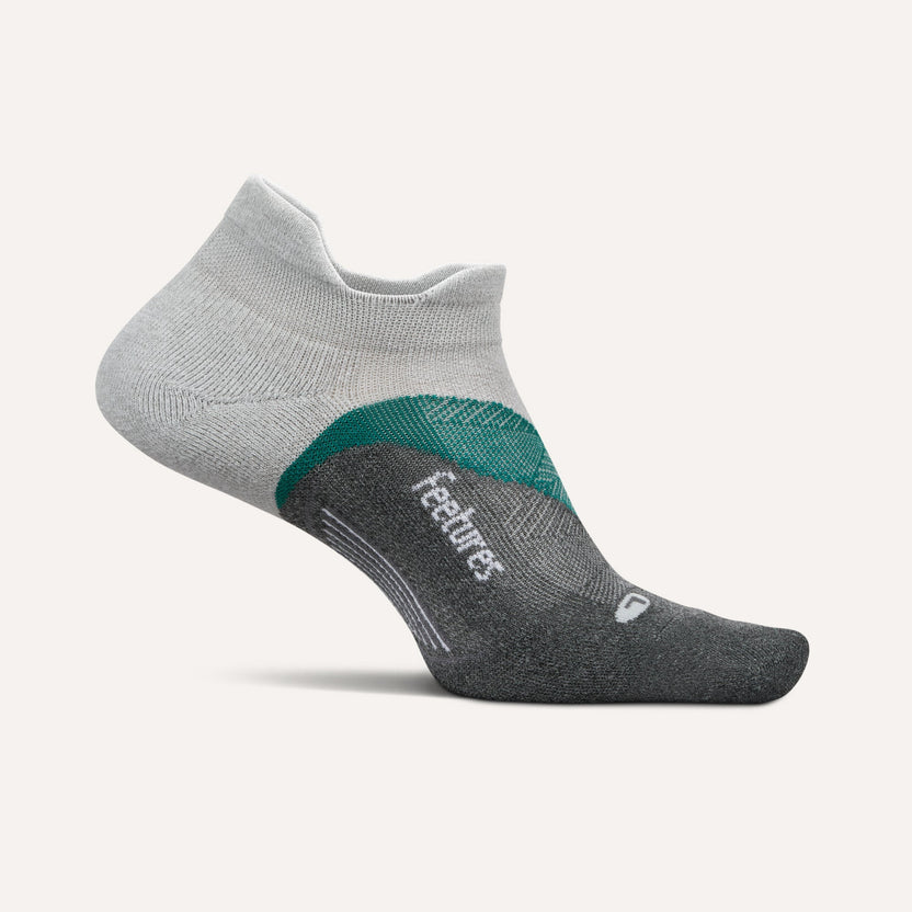 Feetures Active Elite Light Cushion No Show Tab - Stone Ivy