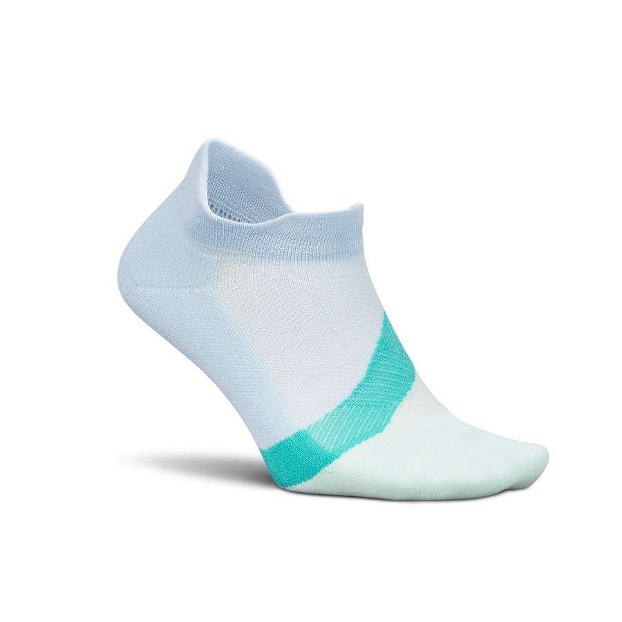 Feetures Active Elite Light Cushion No Show Tab - Glacier Mist