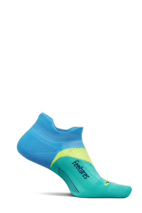 Feetures Active Elite Light Cushion No Show Tab - Arctic Blue