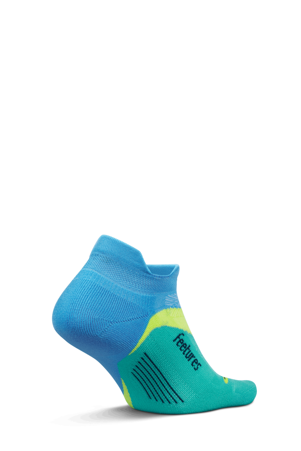 Feetures Active Elite Light Cushion No Show Tab - Arctic Blue