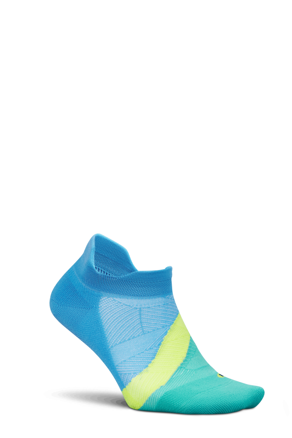 Feetures Active Elite Light Cushion No Show Tab - Arctic Blue