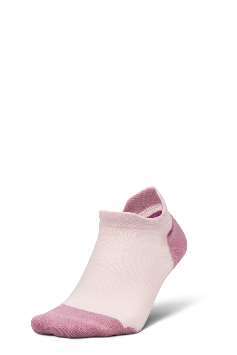 Feetures Active Elite Light Cushion No Show Tab - Pink Salt