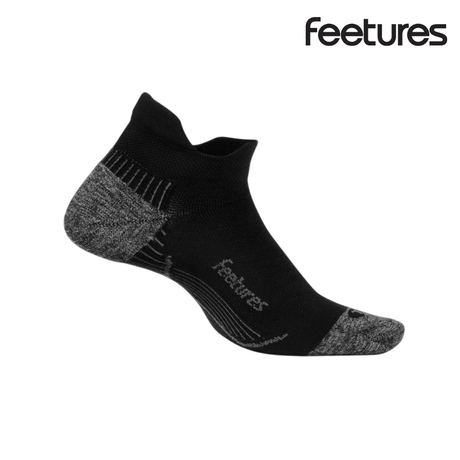 Buy Feetures Plantar Fasciitis Relief Light Cushion No Show Tab - Black for running in Singapore - Running Lab SG