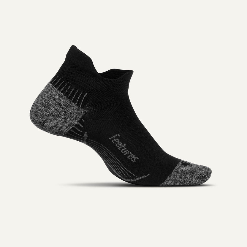 Buy Feetures Plantar Fasciitis Relief Light Cushion No Show Tab - Black for running in Singapore - Running Lab SG