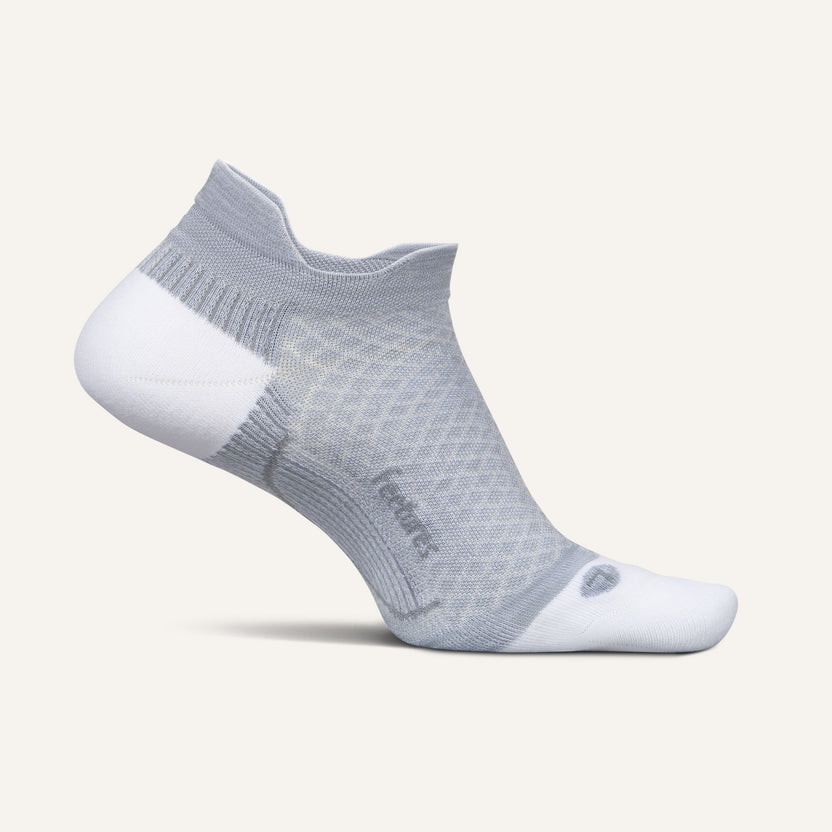 Buy Feetures Plantar Fasciitis Relief Light Cushion No Show Tab - Gray for running in Singapore - Running Lab SG