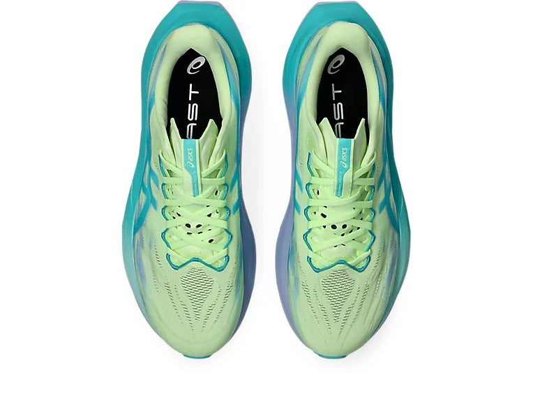 スパイク・シューズ asics SUPERBLAST3 27.0 ASICS Unisex Superblast 3 - Illuminate Yellow / Energy Aqua