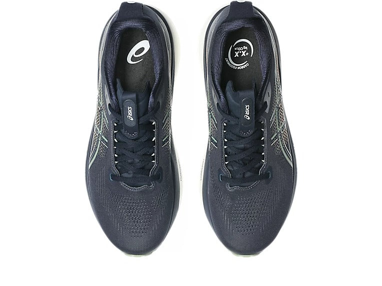 Buy ASICS Men Gel-Kayano 33 Wide - Midnight / Khaki Green for running in Singapore - Running Lab SG