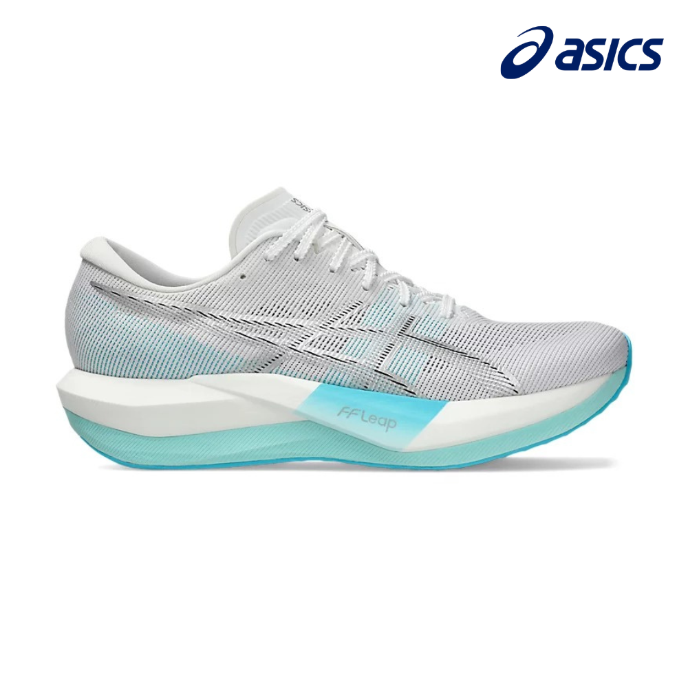 Buy ASICS Unisex Magic Speed 5 Wide - White / Pure Silver for running in Singapore - Running Lab SG
